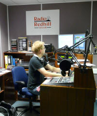What a great way to spend a wet "summer" afternoon - being interviewed live on Radio Redhill's Sunday Colour Supplement show!