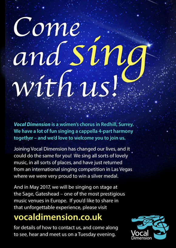 Come and sing with us!