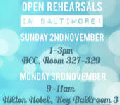 Open Rehearsals in Baltimore
