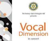Vocal Dimension and the Reigate Rotary Club.

