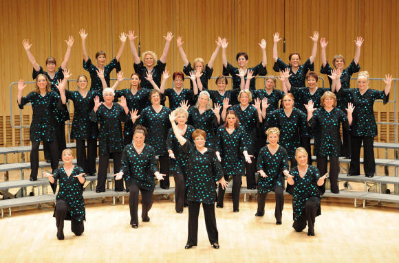 Vocal Dimension winning the small chorus GOLD at the UK Championships in 2013.