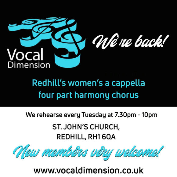 We are currently welcoming new members, so if you have some singing experience and would like to join an established, award winning group of singers, please CONTACT US HERE