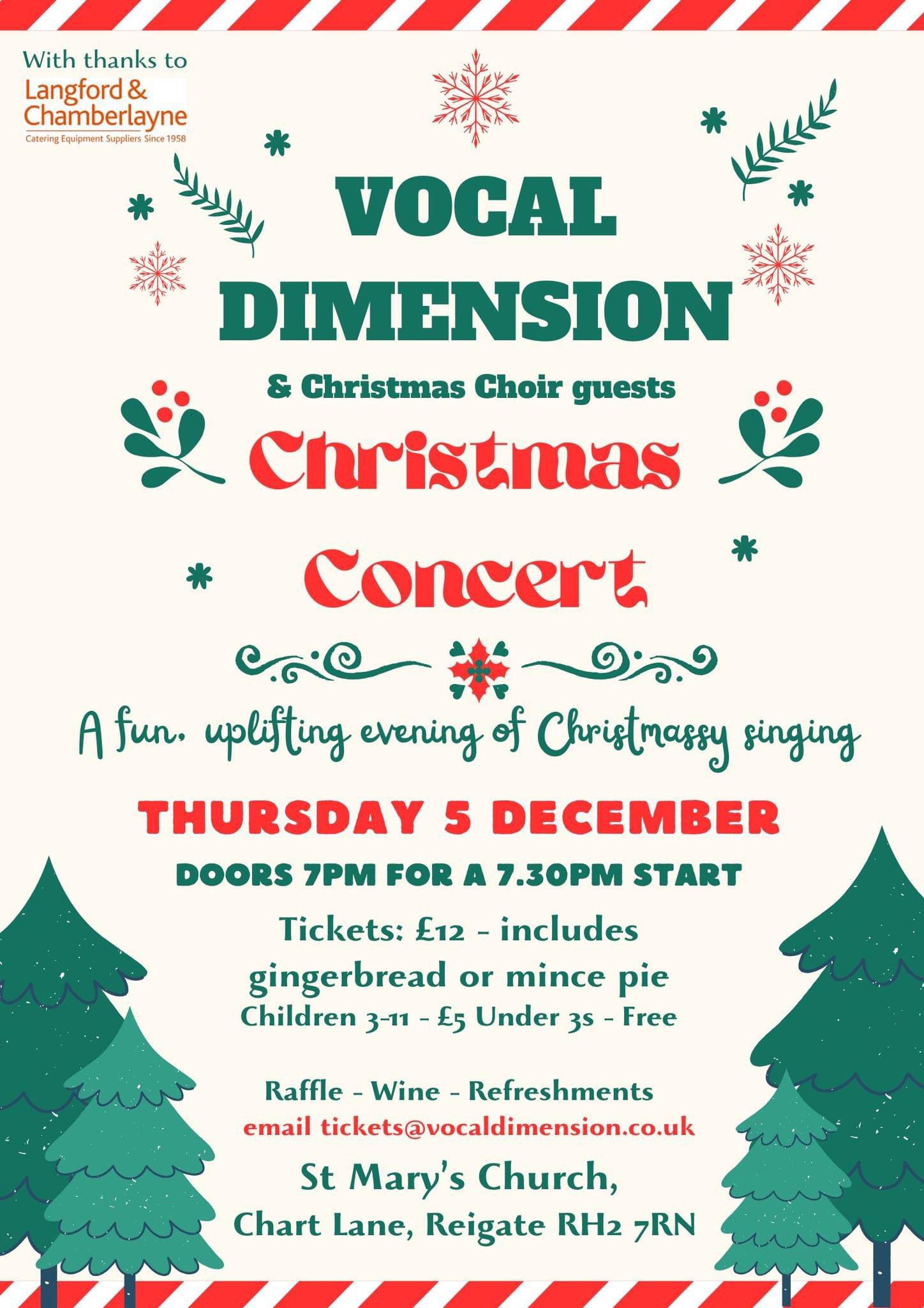 Vocal christmas concert