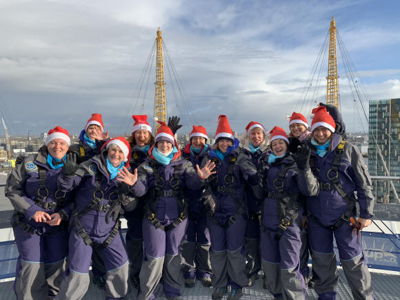 Vocal Dimension singing on top of the O2 in London