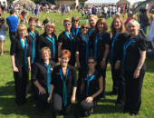 Vocal Dimension at the Ewshot Village Show. 