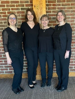 FourEffect: L-R Lisa (Tenor), Anita (Lead), Deb (Bass) and Liz (Bari)