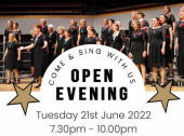 Open Evening on Tuesday 21st June at 7.30pm at St Johns Church, Redhill.  