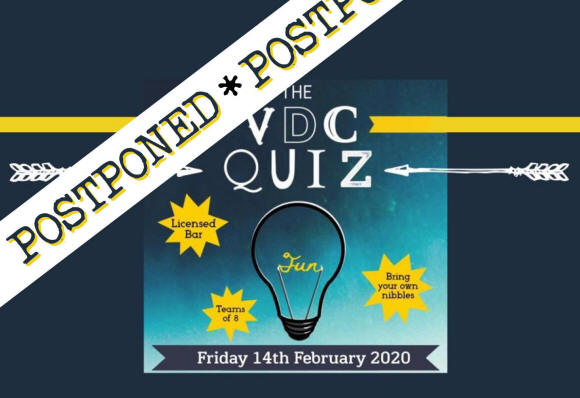 Unfortunately we are having to postpone our Quiz Night