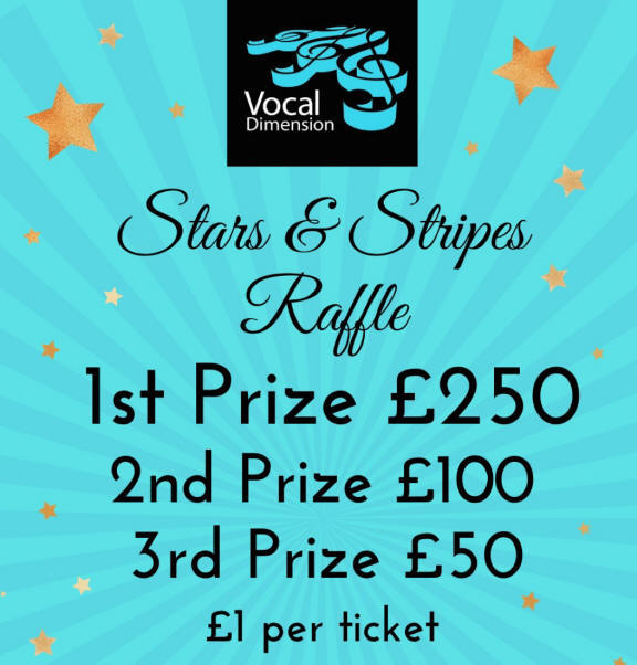 Stars & Stripes cash prize raffle 