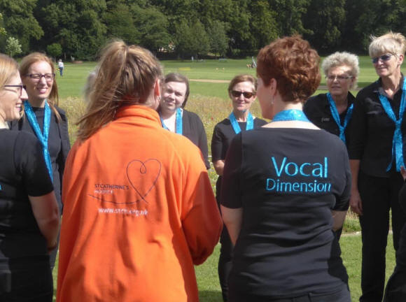 Vocal Dimension supporting St Catherine�s Hospice